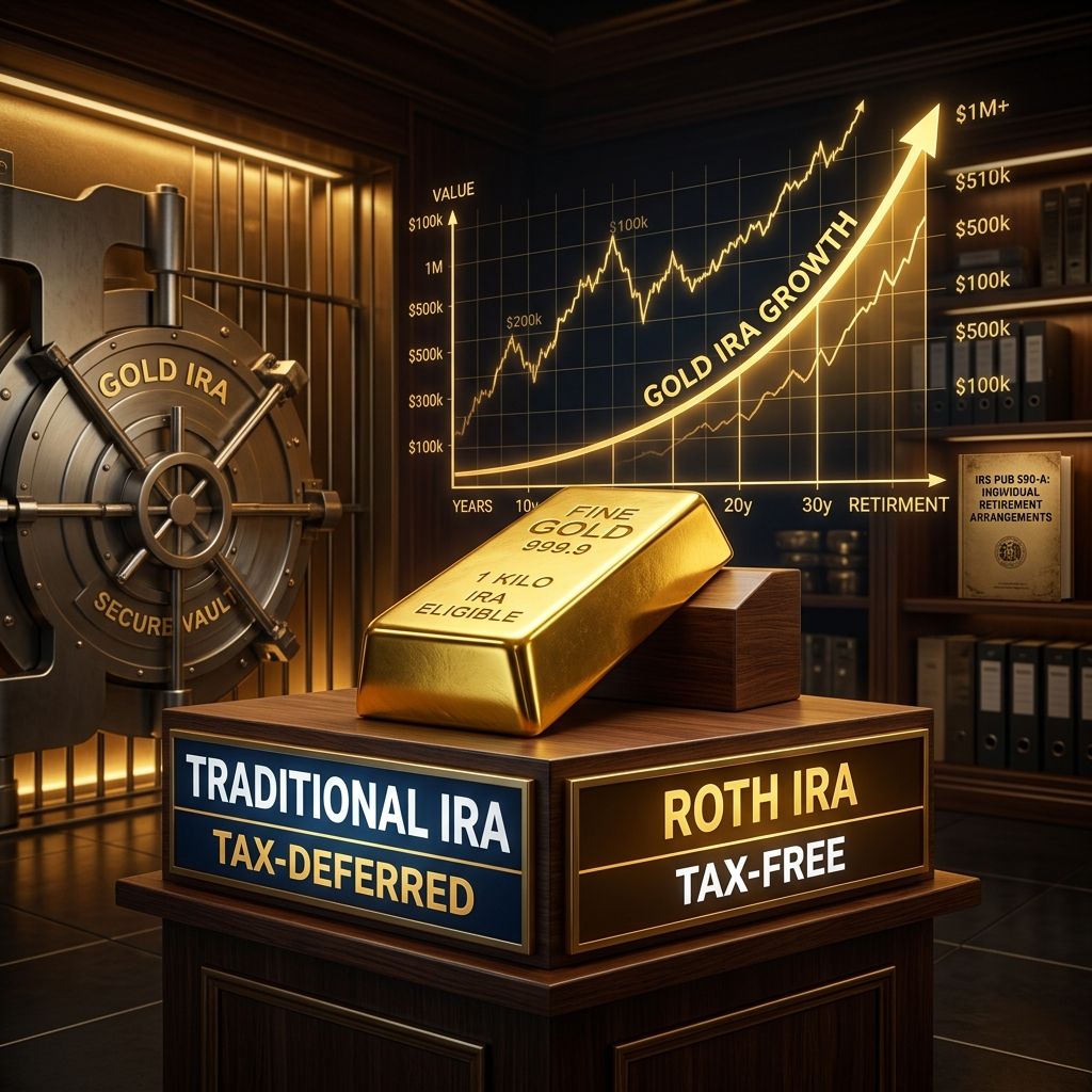 Tax-advantaged gold IRA growth